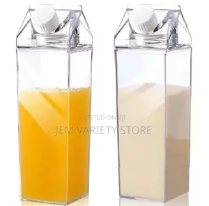Milk / Juice Transparent Bottle