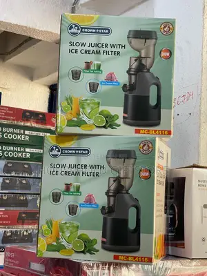 Master Chef Slow Juicer With Ice Cream Filter