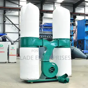 5.5kw 380v Dust Collector Machine Double Barrel Bag