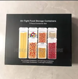 Airtight Food Storage Container Kitchen 7 Piece