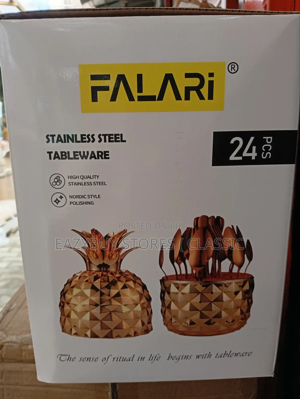 Pineapple  Design 24pcs Cutlery Set