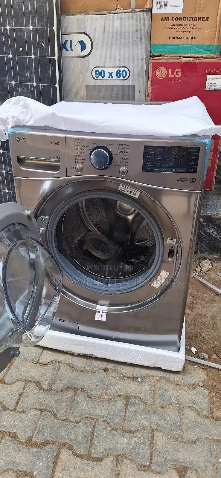 Original Lg 20kg Inverter Automatic Wash/ Dryer Front Loader