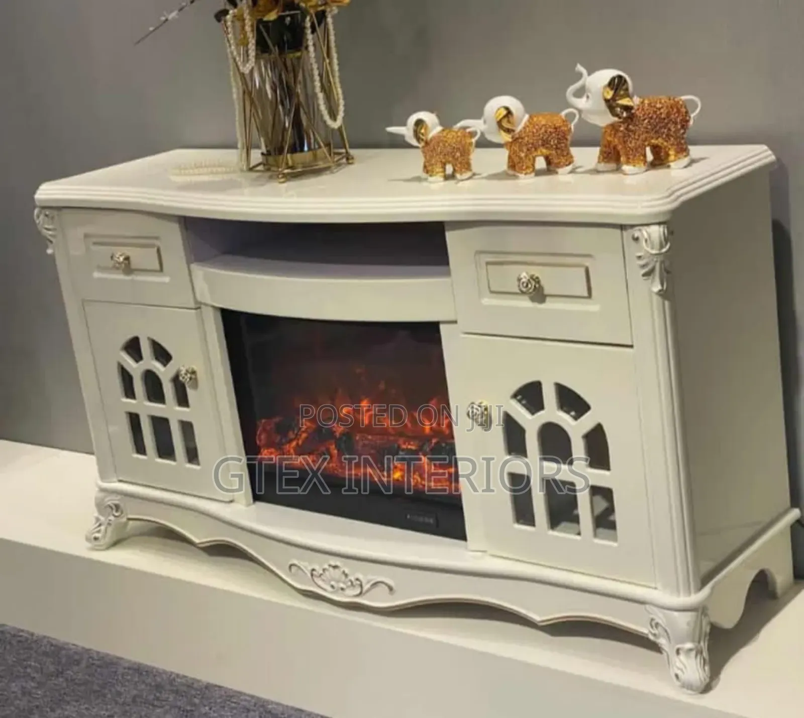 Tv Stand With Fire Place