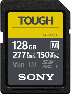 Usa Sony Tough-M Series SDXC Uhs-Ii Card 128gb, V60, Cl10