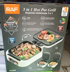 3 in 1 Hot Pot Grill Electric Cooker