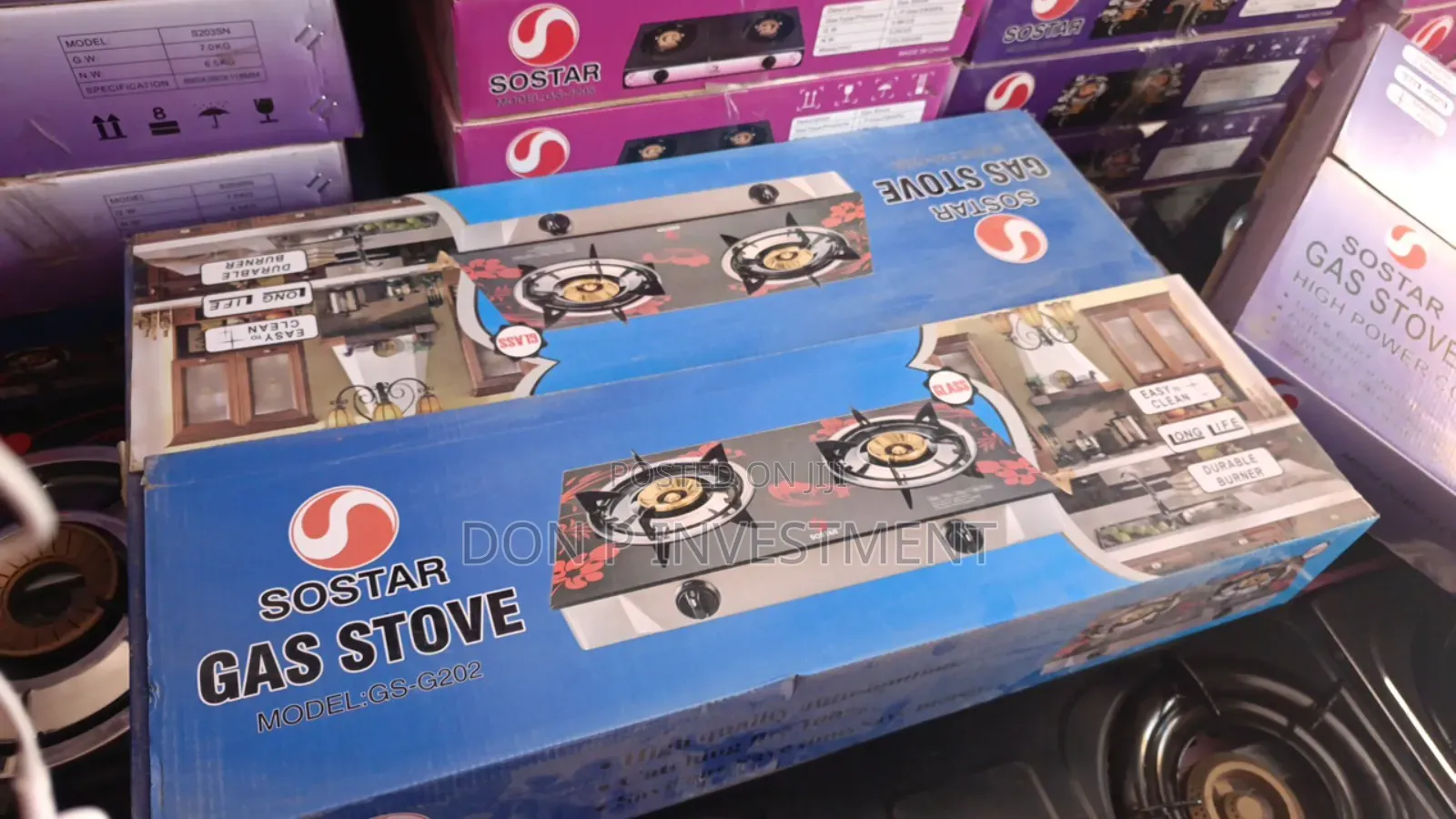 Sostar Gas Stove Model G202