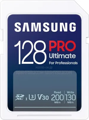 Usa Samsung Pro Ultimate Full Size 128gb SDXC