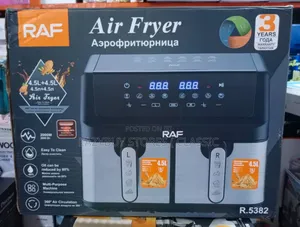 Double Chamber Air Fryer 4.5l + 4.5l