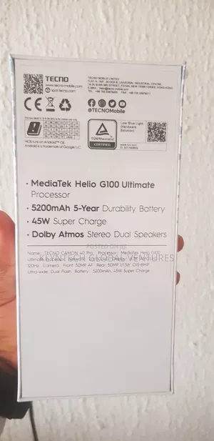 New Tecno Camon 40 Pro 256 GB Green