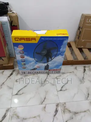 Qasa 18" Standing Fan (Qrf-5918hr) With 3 Speed Settings