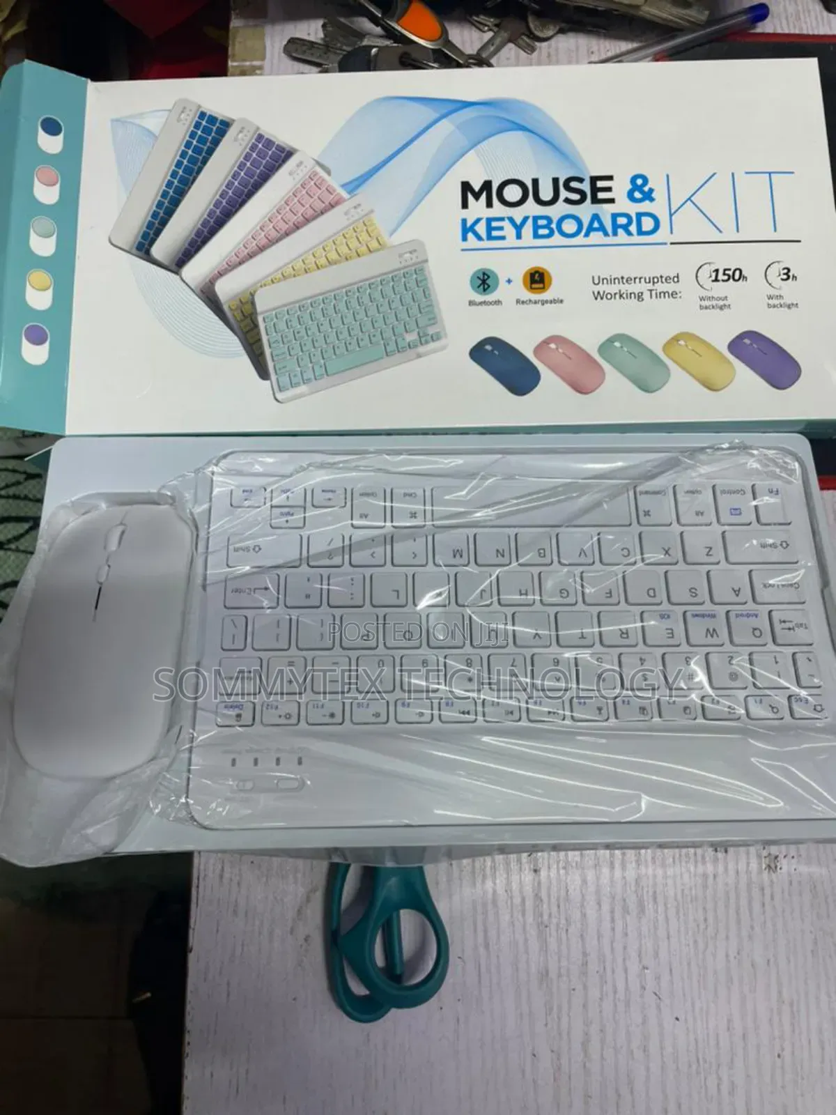 Bluetooth Rechargeable Keyboard And Mouse