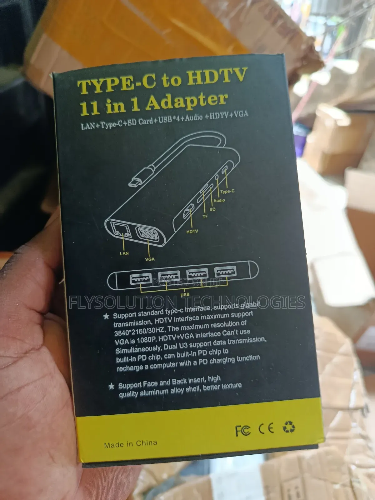 11-in-1 Usb-C to HDTV Adapter Usb-C Hub