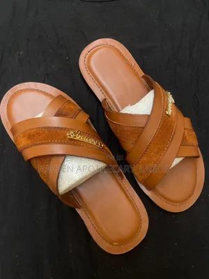 Handmade Quality Male Cross Slippers