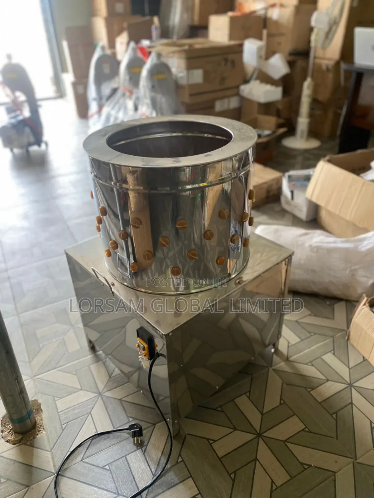 Plucker or Defeathering Machine