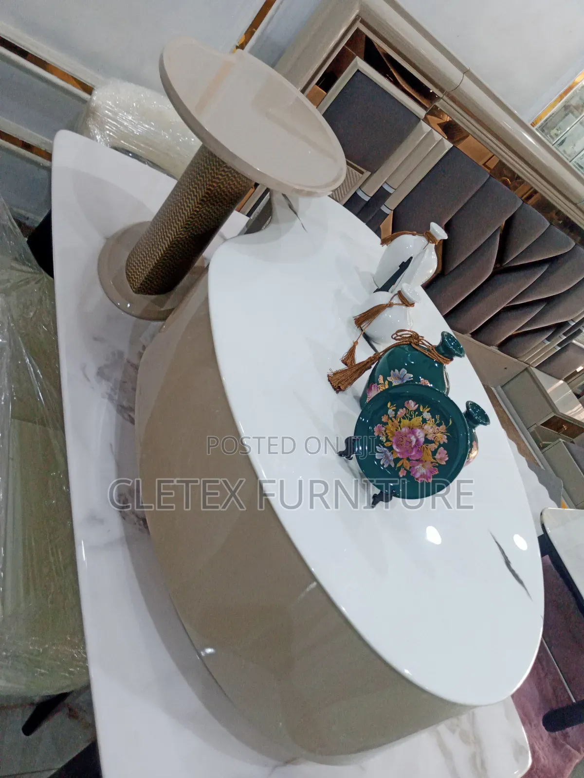 Turkish Marble Top Center Table