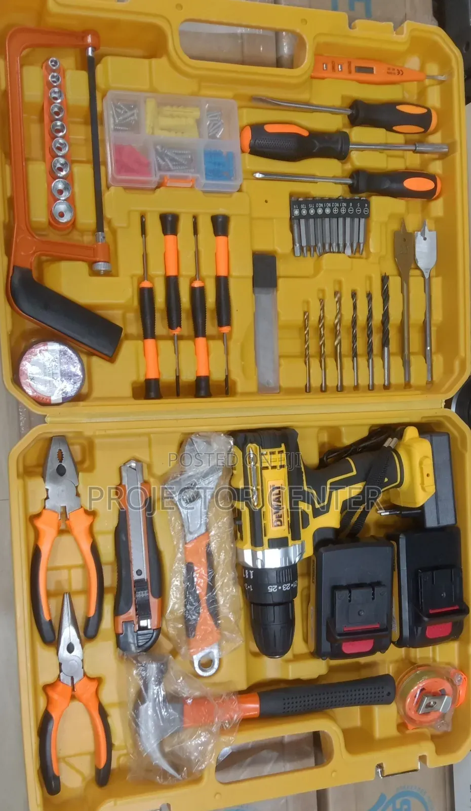 Dewalt Cordless Set of 48v Screw Machine Toolbox