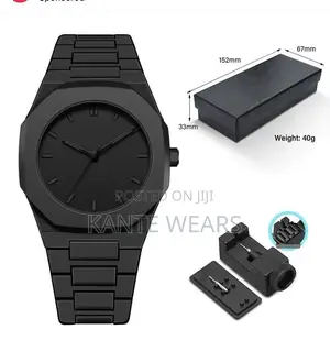 *Valenzo Wax Texture Chain Wristwatch