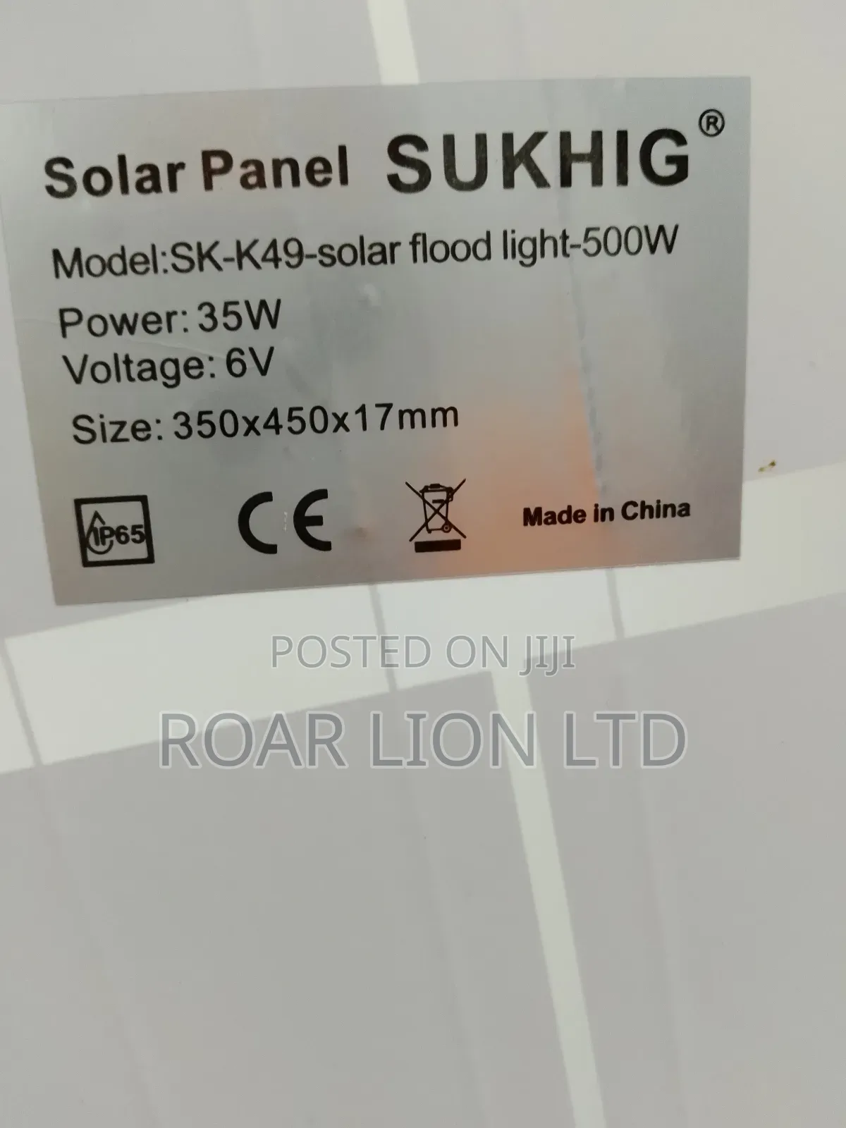 500w Solar Flood Light