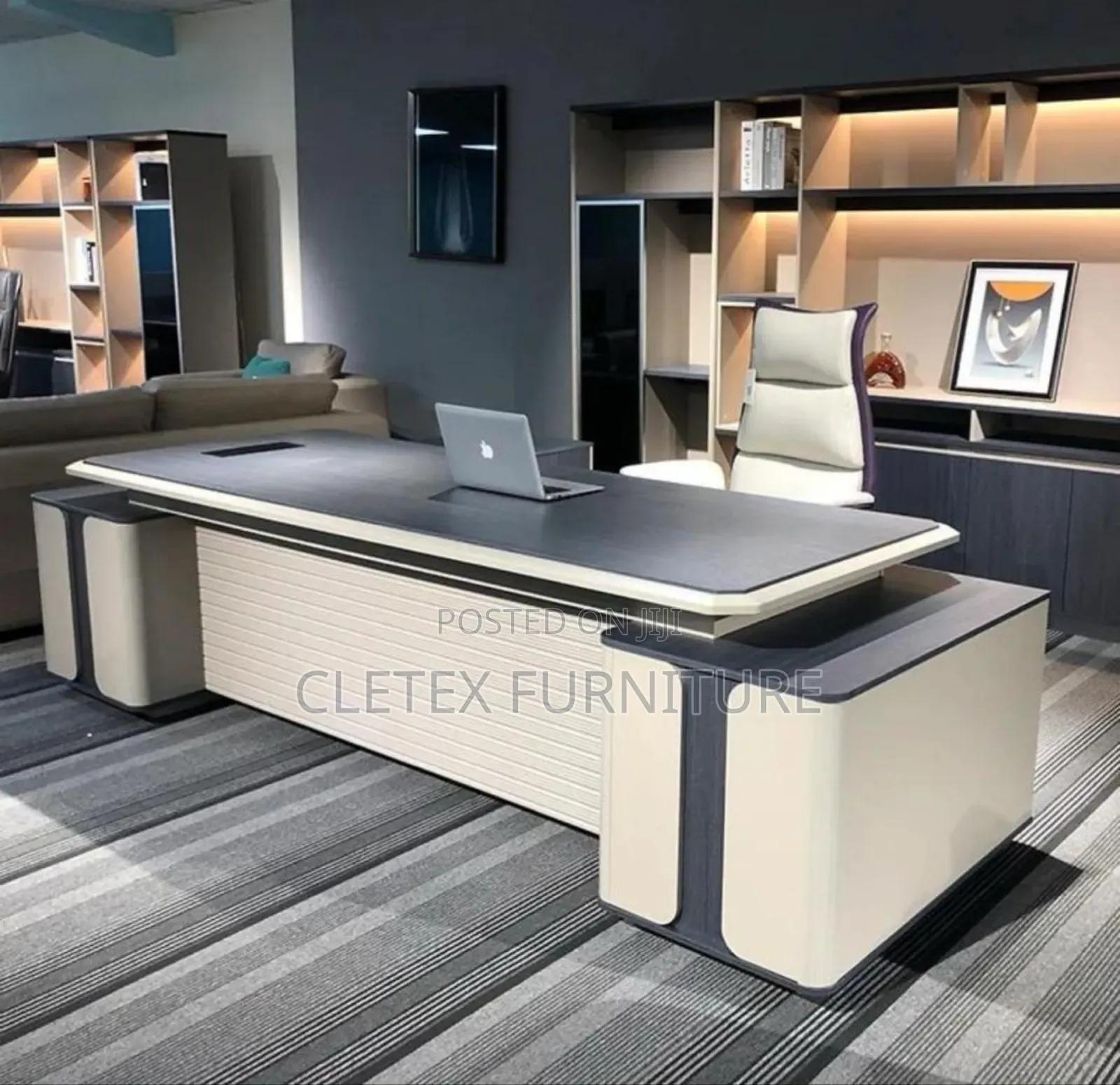 2.4 Meters Office Table With Extension