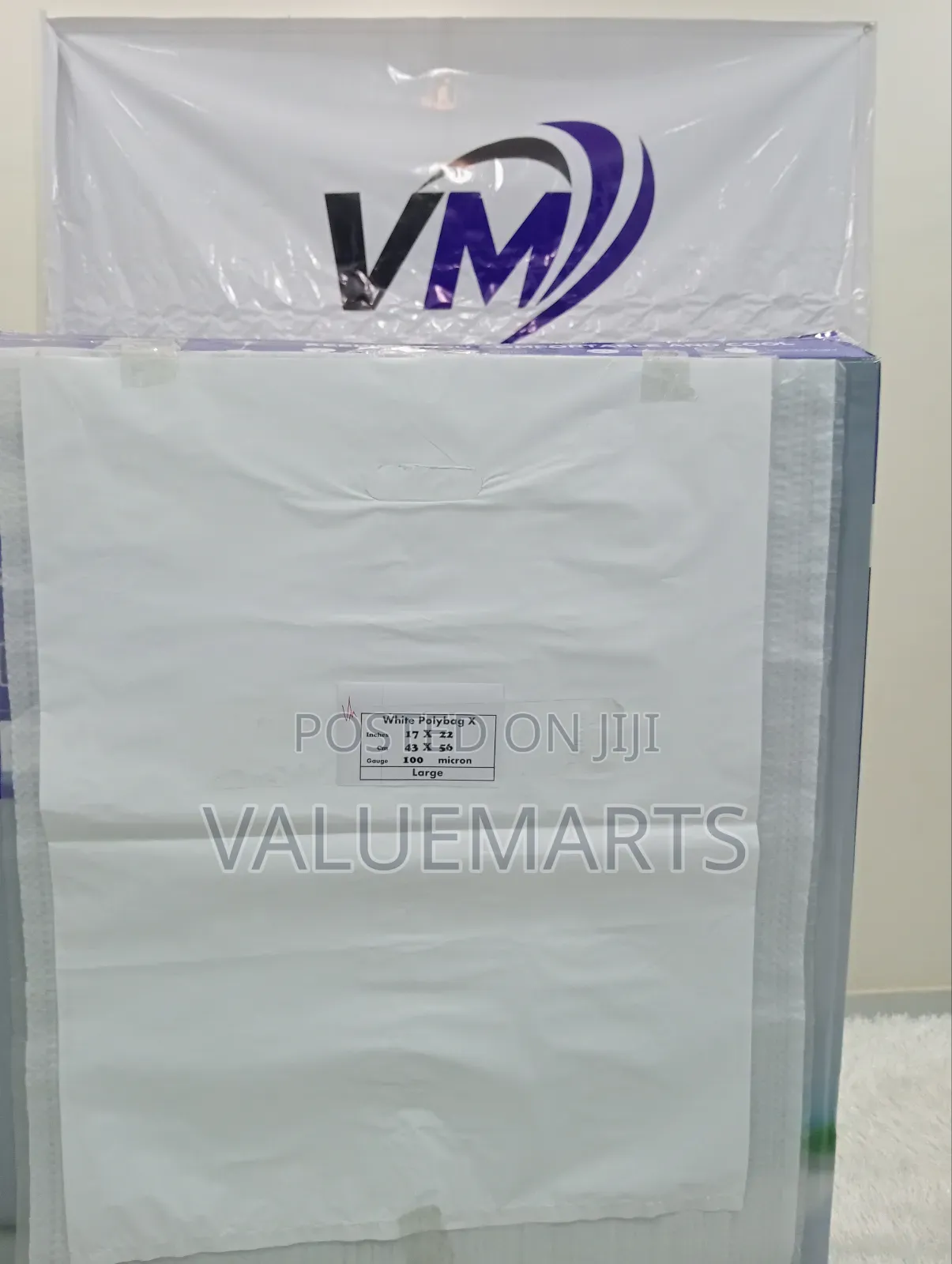 White Polybags (Large Size -17/23inches)