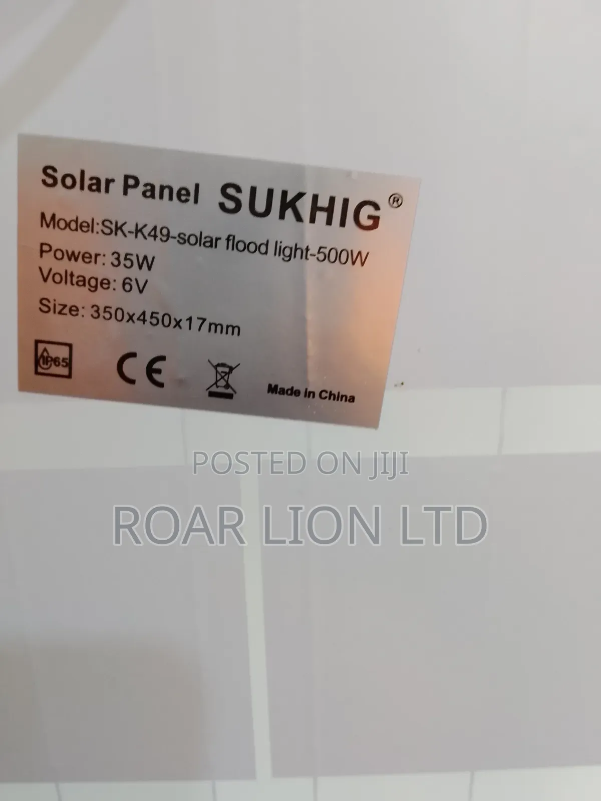 500w Solar Flood Light