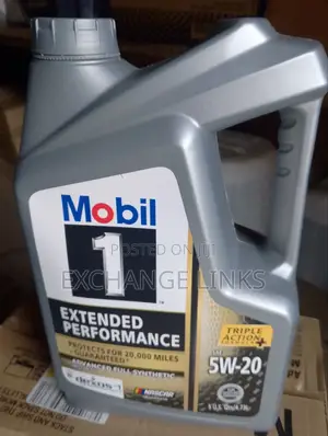 Mobil 1 Sae 5w-20 and 0w-20 5l Engine Oil