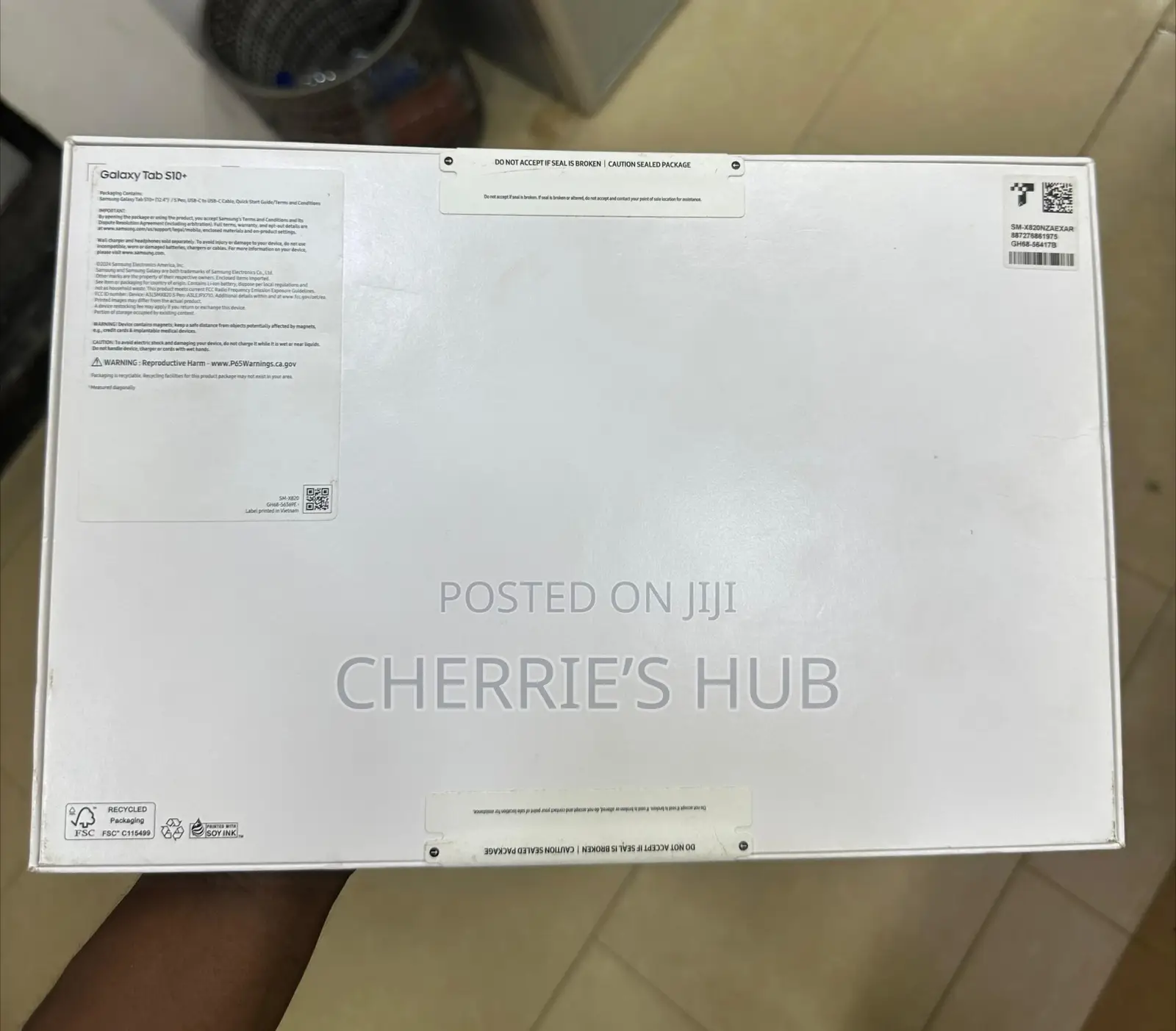 New Samsung Galaxy Tab S10+ 5G 512 GB Black