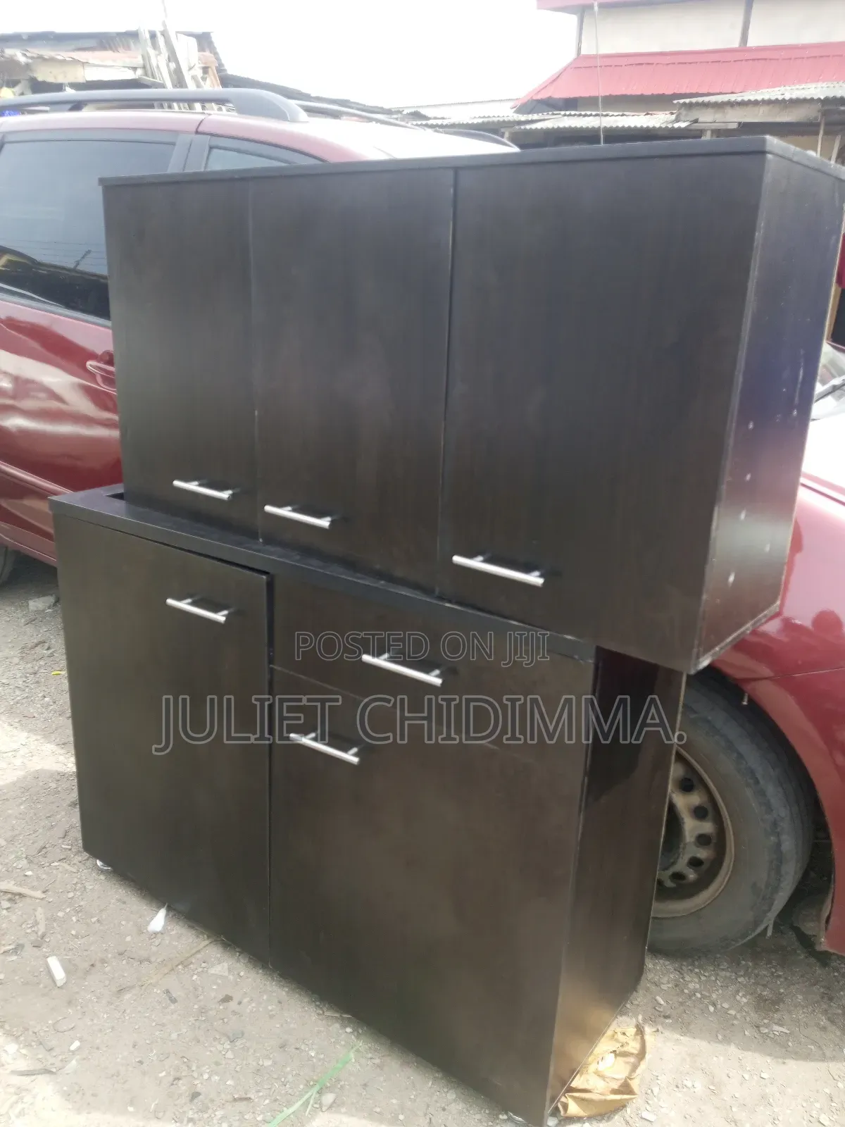 A 4ft HDF Base and Up Kitchen Cabinet