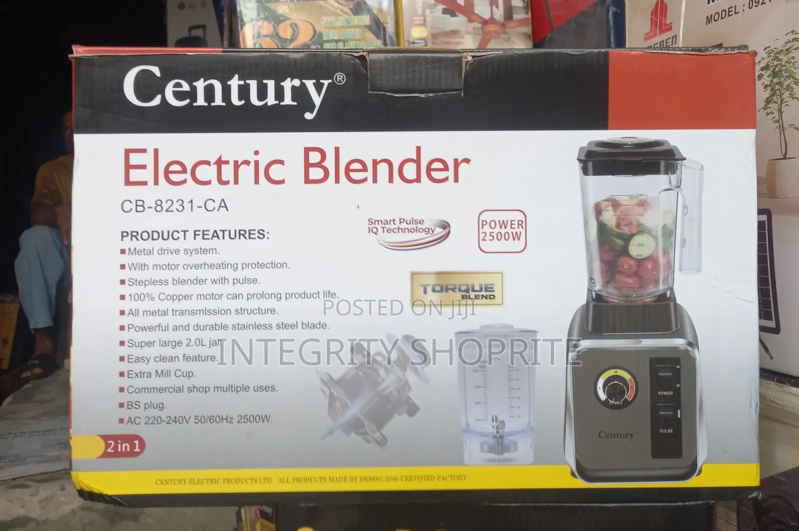 Century Electric Blender Cb-8231-Ca
