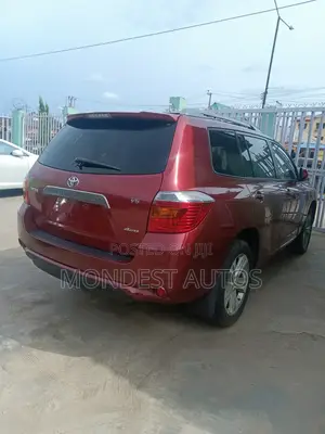 Toyota Highlander Sport 2009 Red