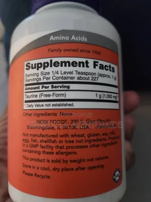 Now Foods Taurine Powder