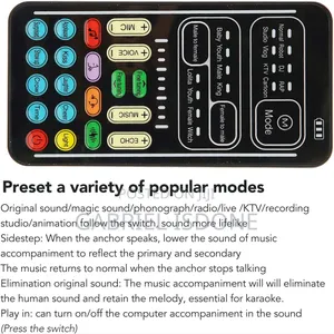 I9 Voice Changer, Multifunction Sound Mini Sound Card