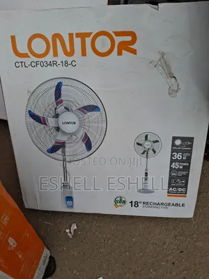 Lontor 18" Rechargeable Fan