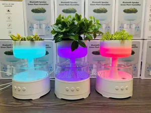 Bluetooth Speaker Green Plant Humidifier-Plant Not Included