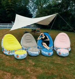 Inflatable Sofa With Foot Rest + Pump