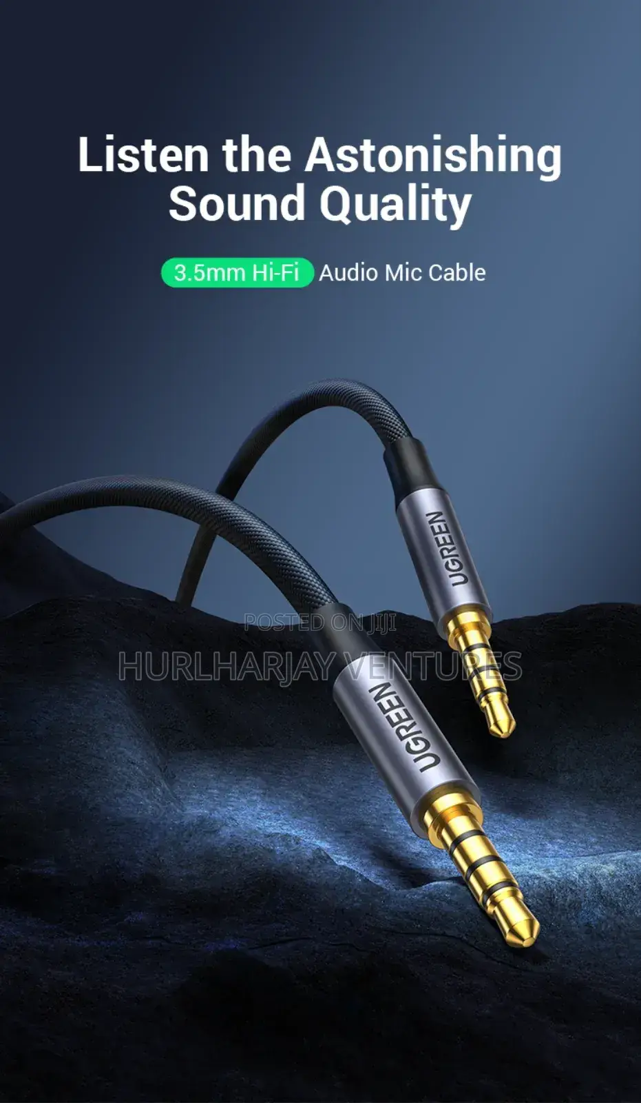 2m Ugreen Aux Cable