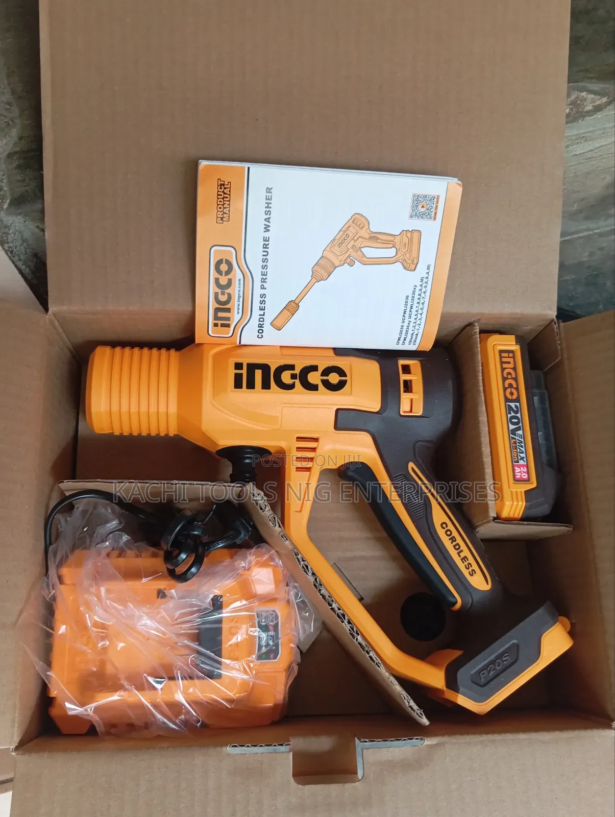 Ingco Cordless Pressure Washing Machine