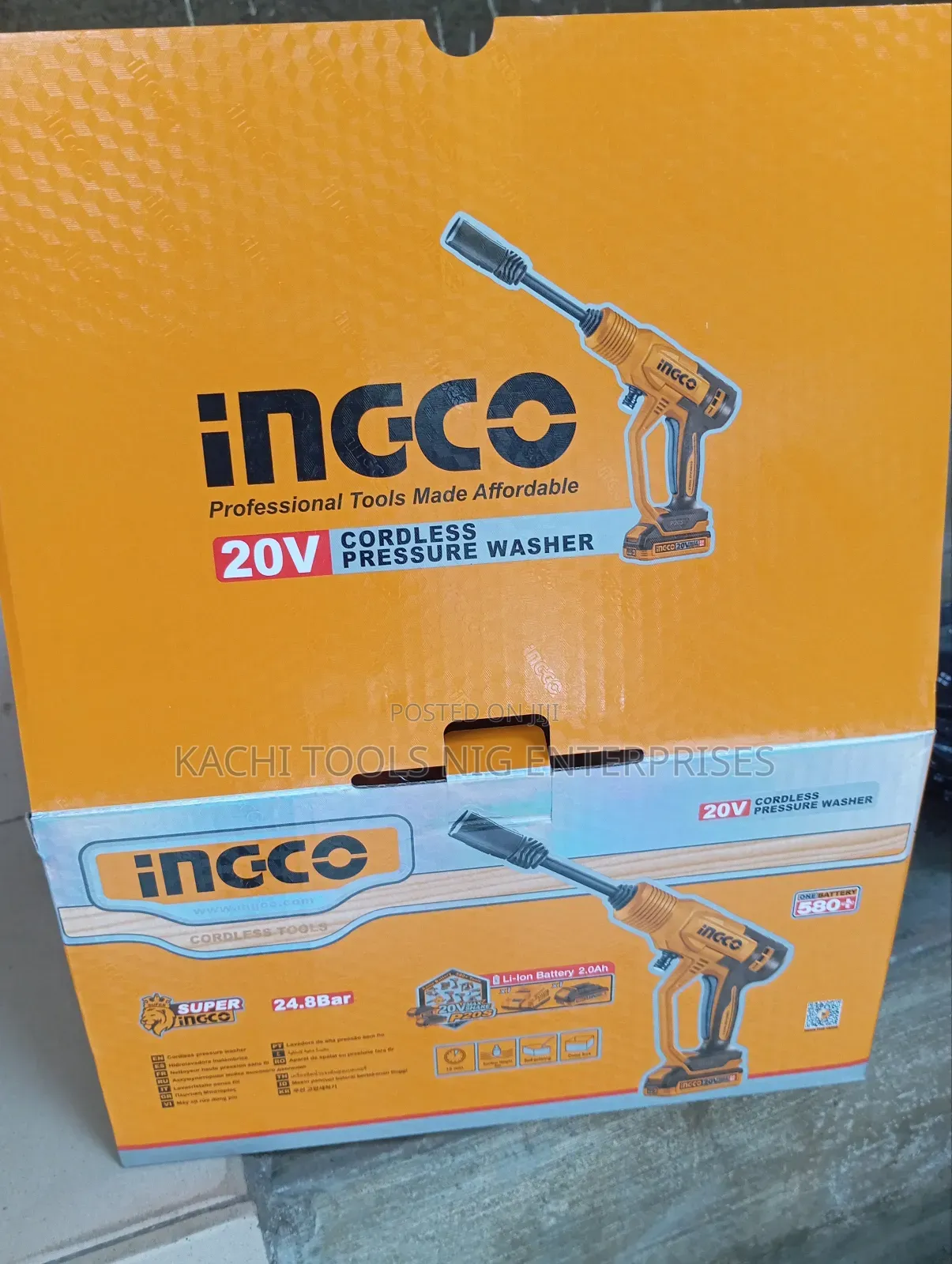 Ingco Cordless Pressure Washing Machine