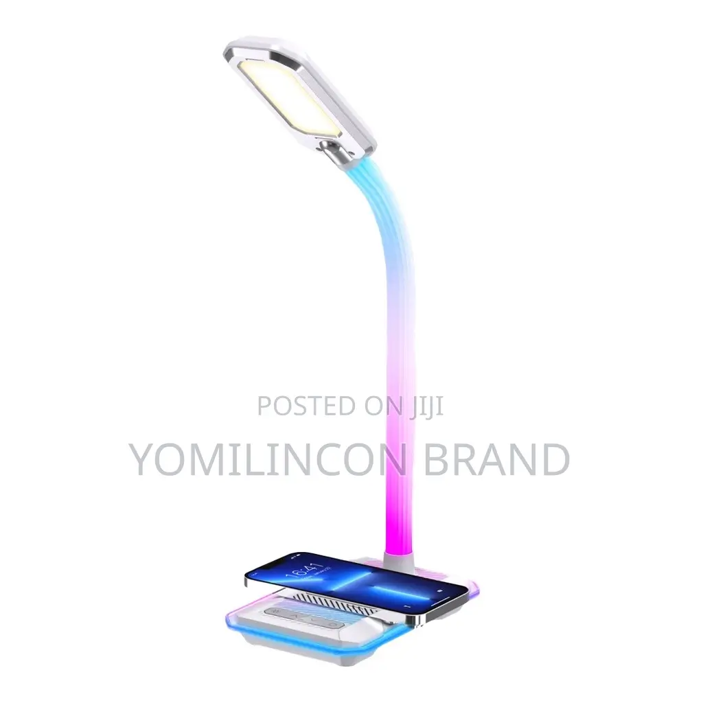 Porodo Gaming E-Sports Desk Lamp With Charging Base - White