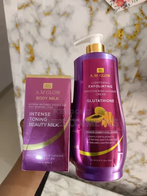 Am Glow Extreme Whitening Body Milk and Shower Gel