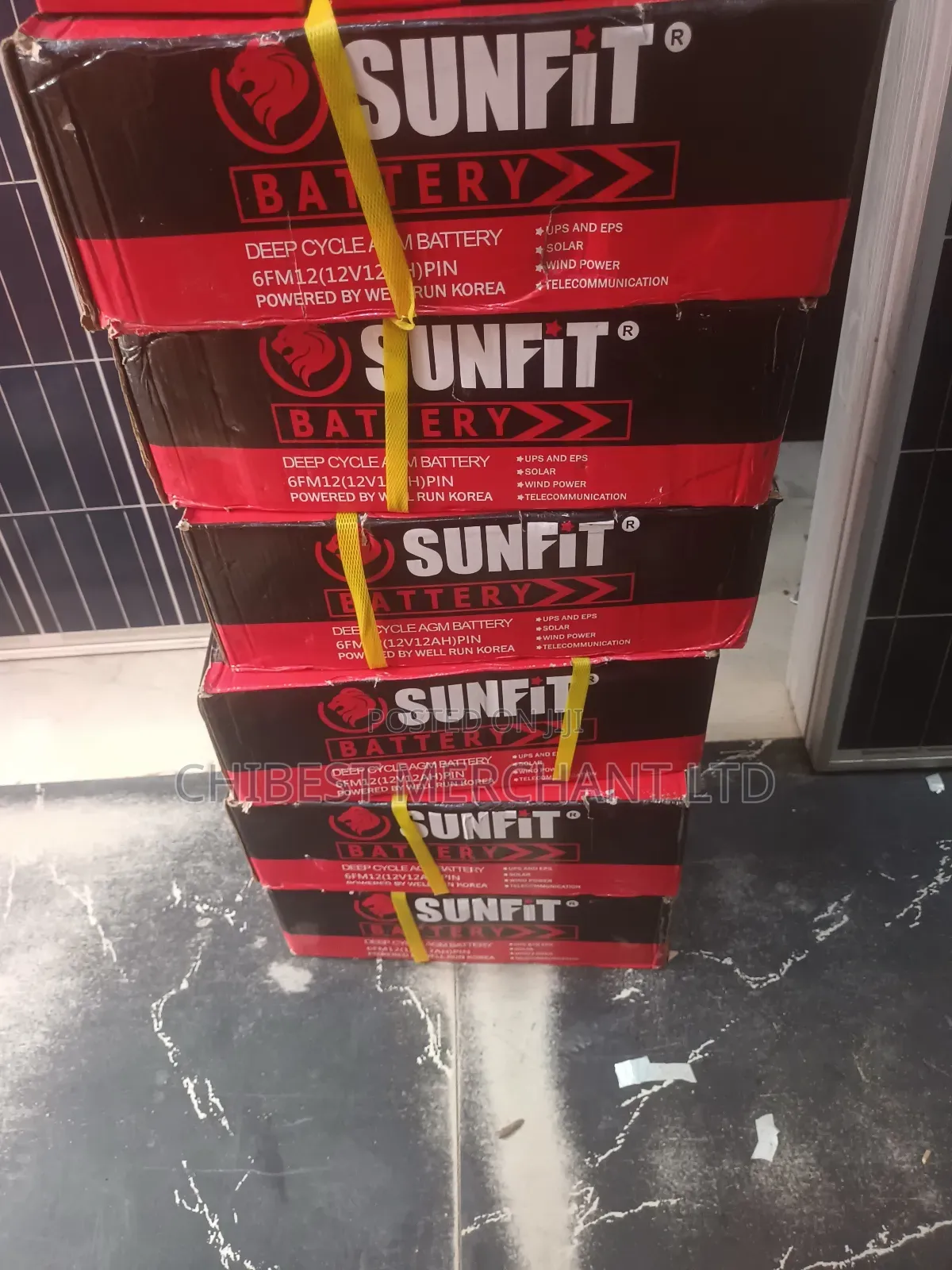 12v 12ah Sunfit Battery