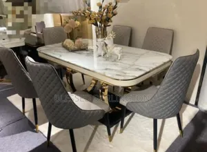Executive Imported Dining Set With Marble Top