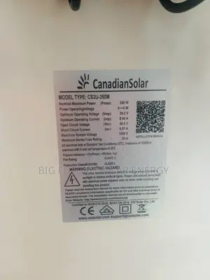 350watts Canadian Poly Solar Panel 60c