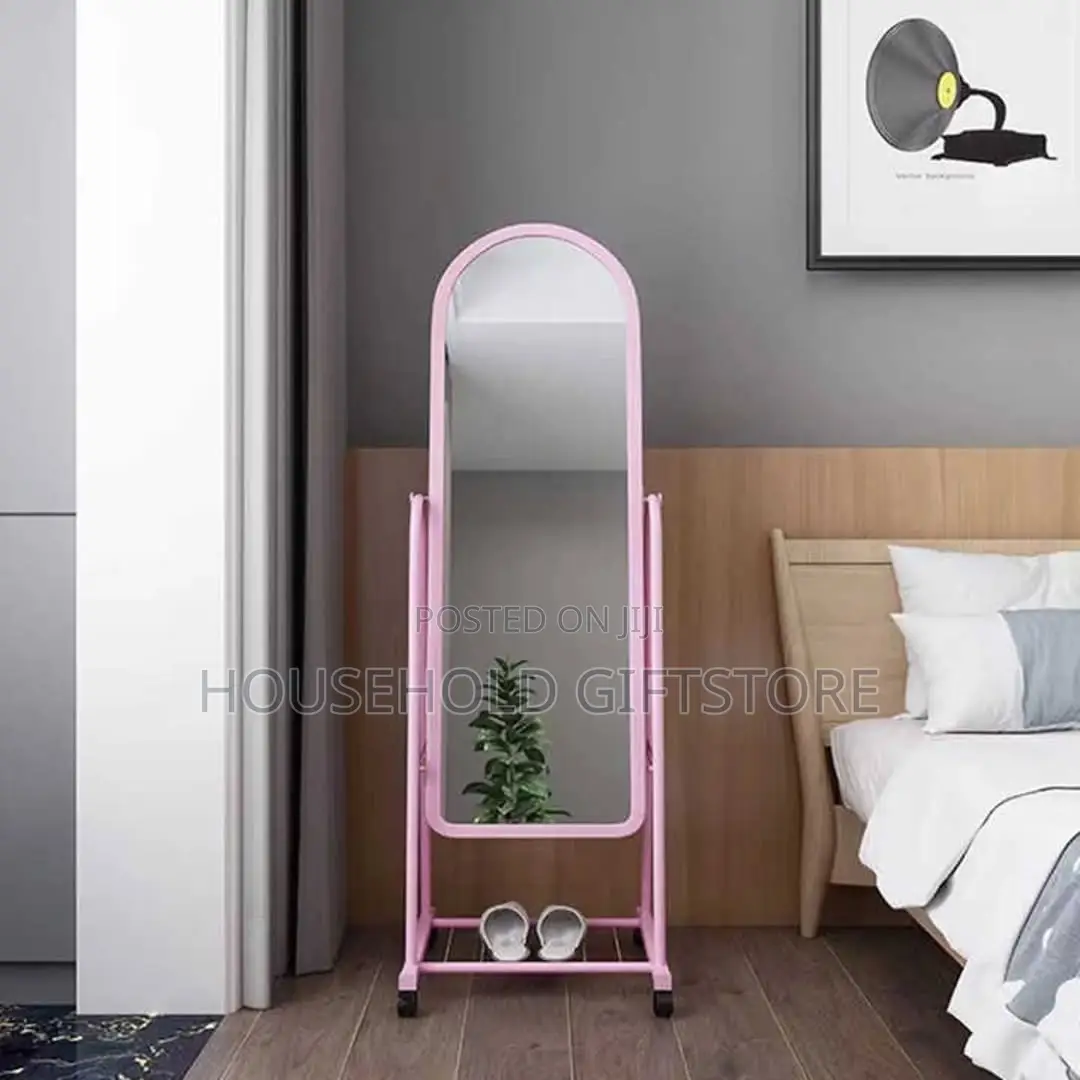 Fancy Moveable Mirror With Storage Space