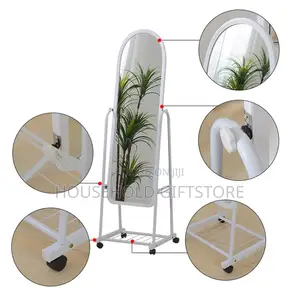 Fancy Moveable Mirror With Storage Space