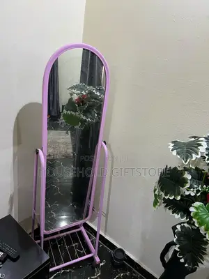 Fancy Moveable Mirror With Storage Space