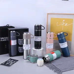 Photo - Thermos Bottle Travel Mug Water Bottle Cup Set For Gift