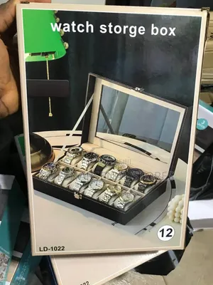 12 Slots Watch Box