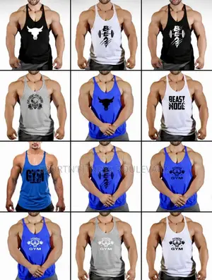 Slender Sleeves Gym Vests