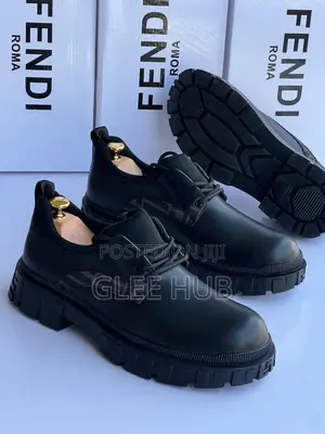 Fendi Matte Laced Shoes